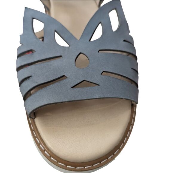 Seychelles Catnip blue cutout‎ sandals size 7.5 - Picture 6 of 6